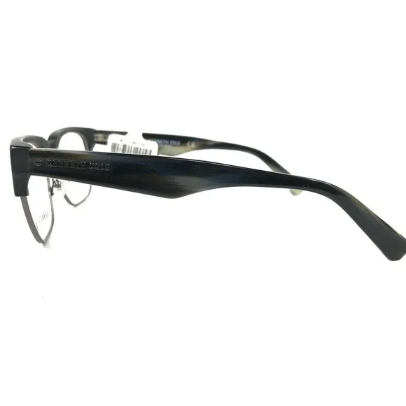 Kenneth Cole Eyeglasses Frames KC0257 005 MATTE Black Gray Horn 53-16-140 - Picture 6 of 12
